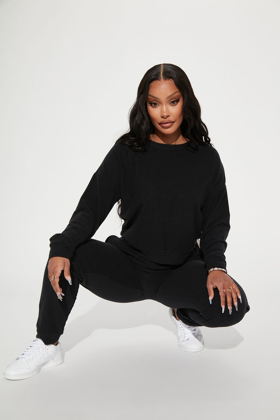 Always Low Key Jogger Set - Black