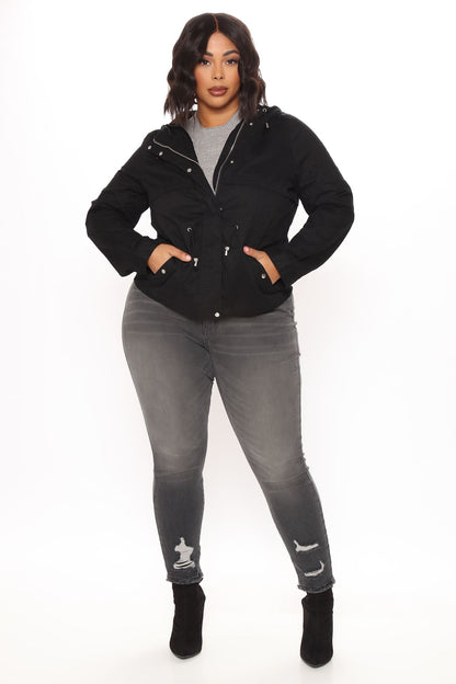 Gimme Some Love Anorak Jacket - Black