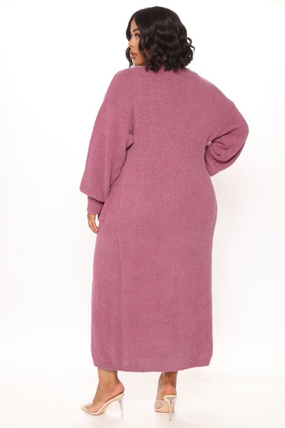 Living In It 3 Piece Legging Set - Plum