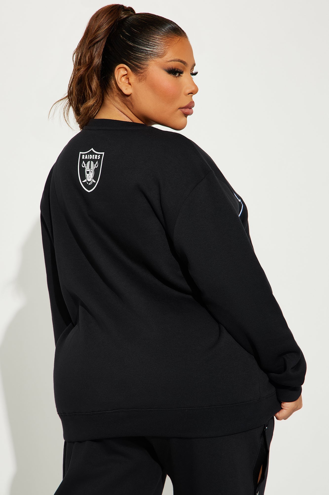 Raiders Crew Neck Sweatshirt - Black