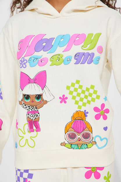 Mini LOL Surprise Happy Thoughts Fleece Jogger Set - Ivory