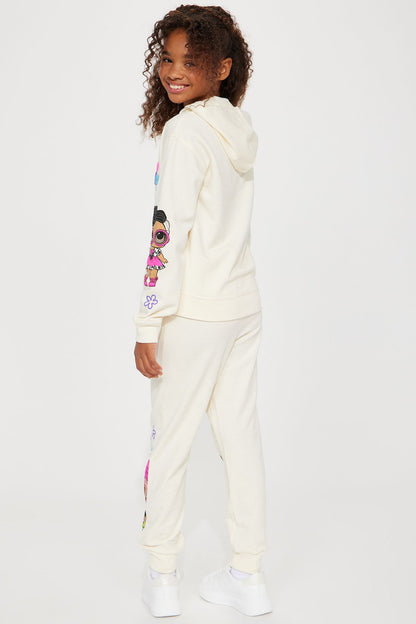 Mini LOL Surprise Happy Thoughts Fleece Jogger Set - Ivory