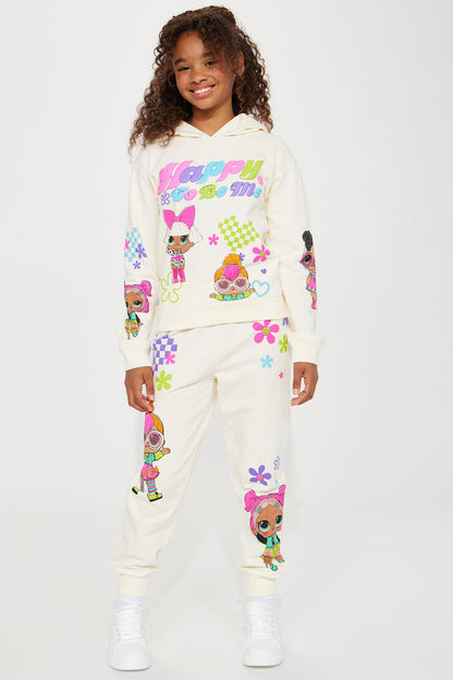 Mini LOL Surprise Happy Thoughts Fleece Jogger Set - Ivory