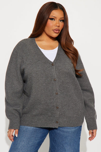 Live Cozy Cardigan - Grey