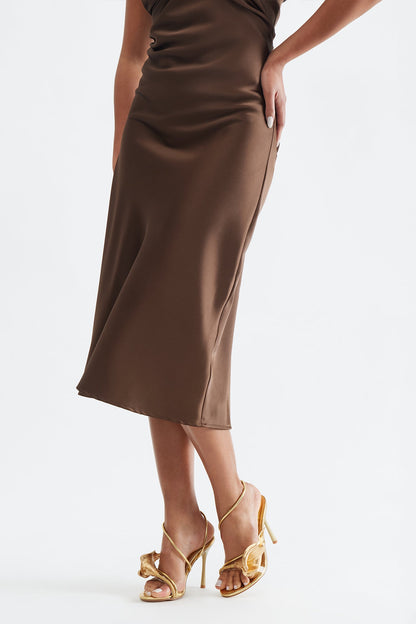 Resort Flower Slingback Heels - Gold