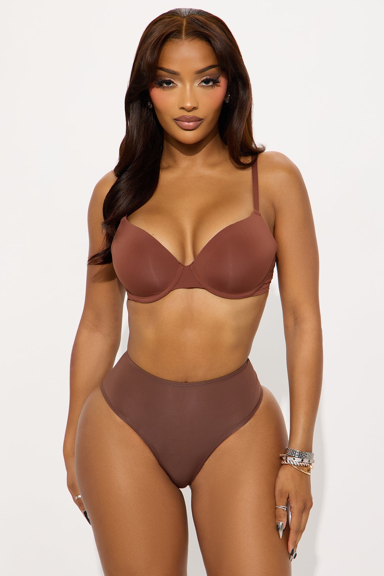 Nova T Shirt Bra - Chocolate