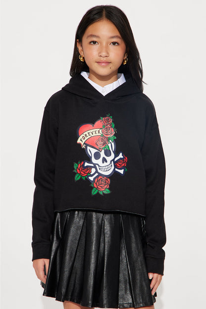 Mini Forever Pullover Hoodie - Black