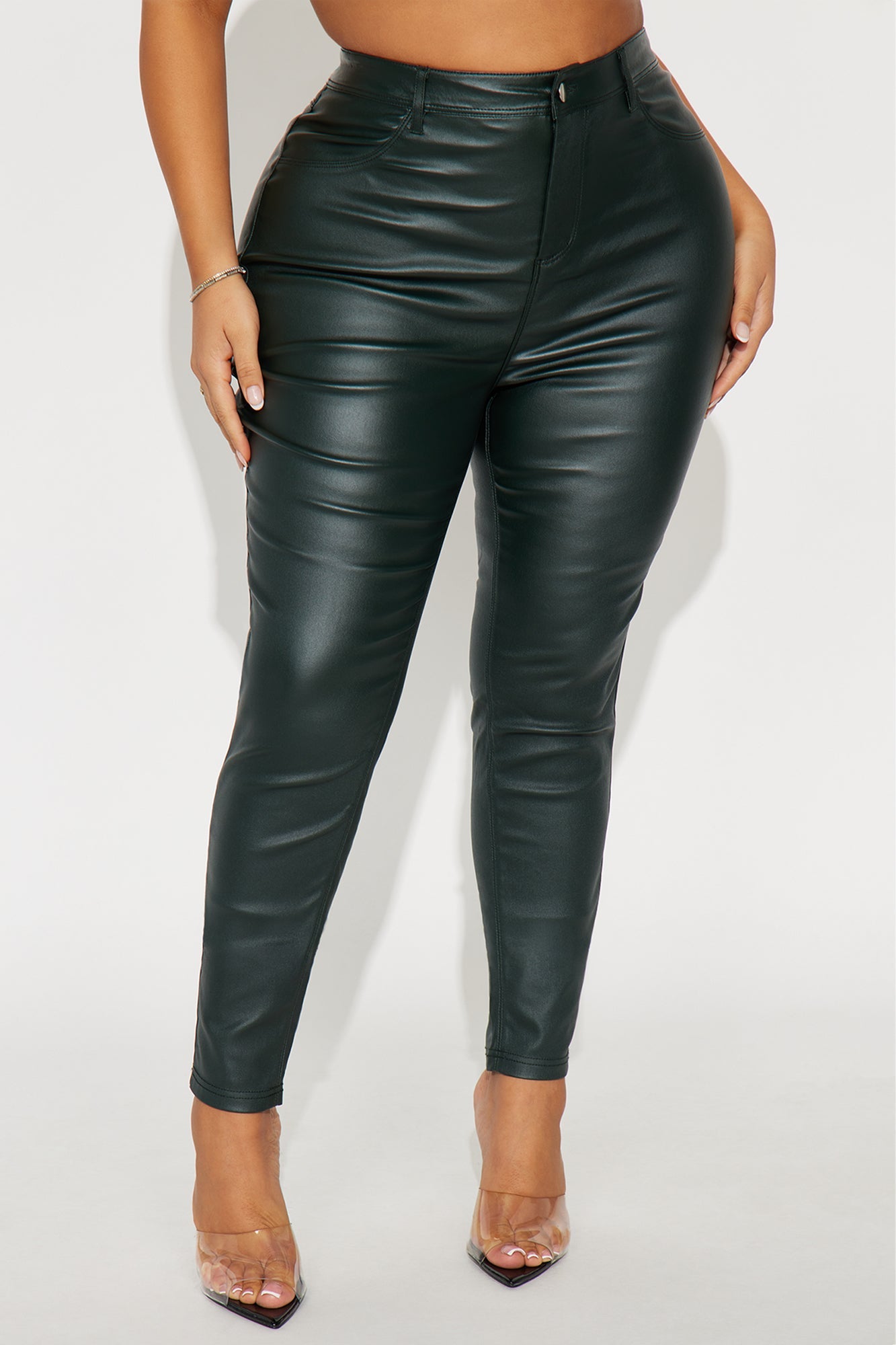 Sammie High Rise Pants - Hunter Green