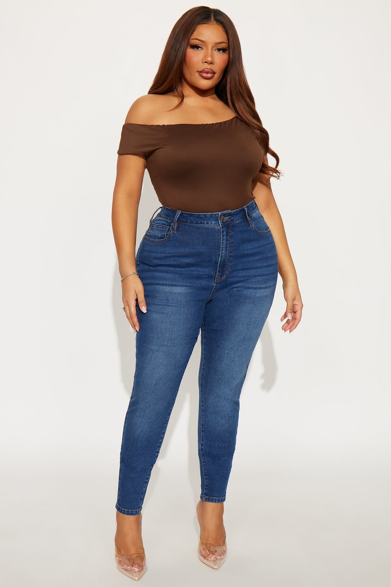 San Diego Sculpting High Rise Stretch Skinny Jeans - Dark Wash
