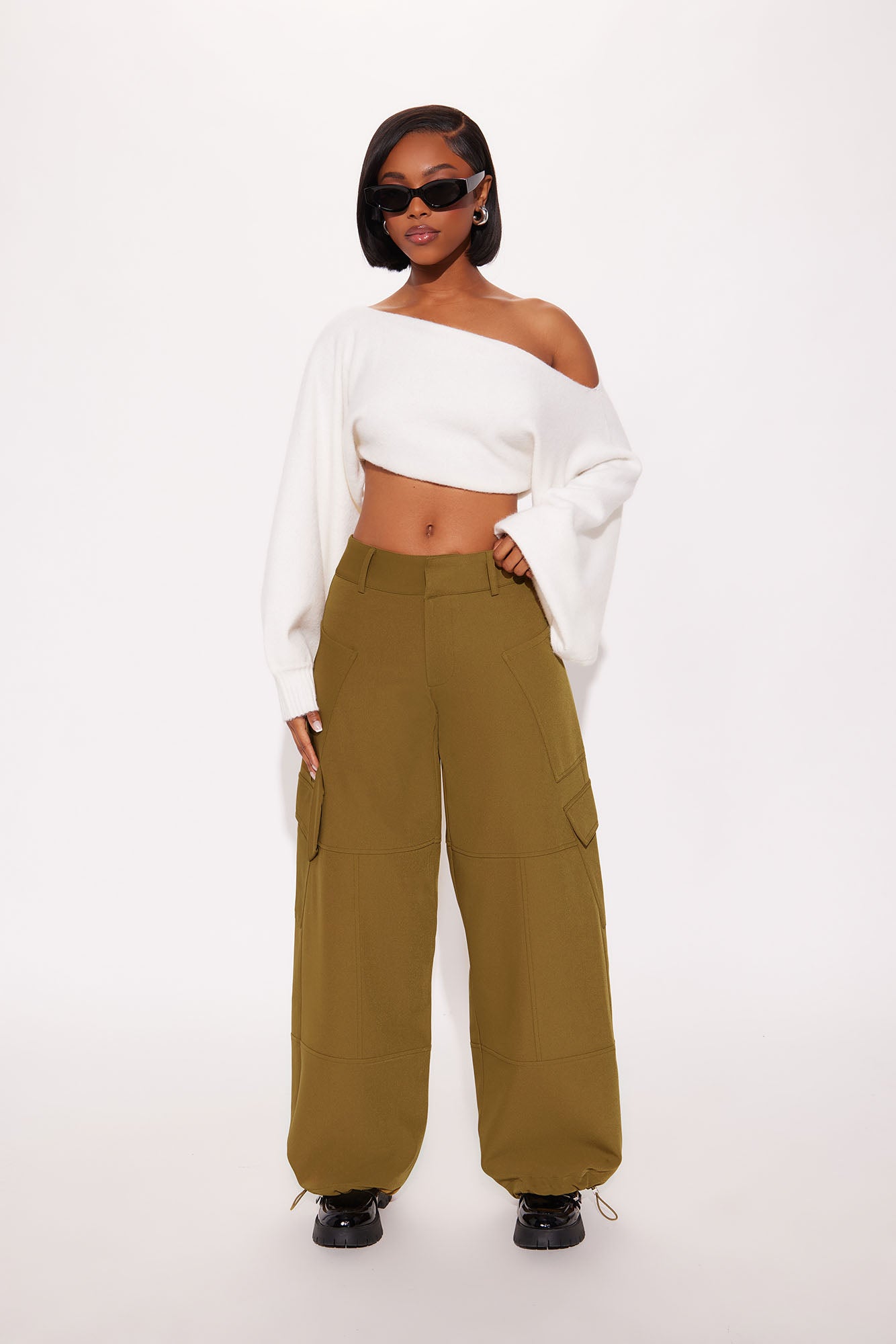 Vera Twill Cargo Jogger Pant 32″ - Olive