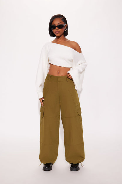 Vera Twill Cargo Jogger Pant 32″ - Olive