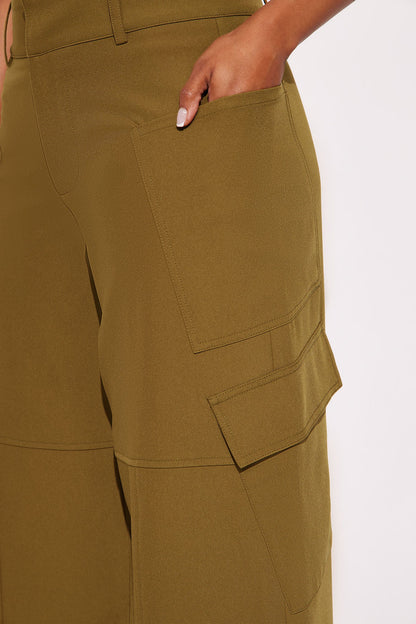 Vera Twill Cargo Jogger Pant 32″ - Olive