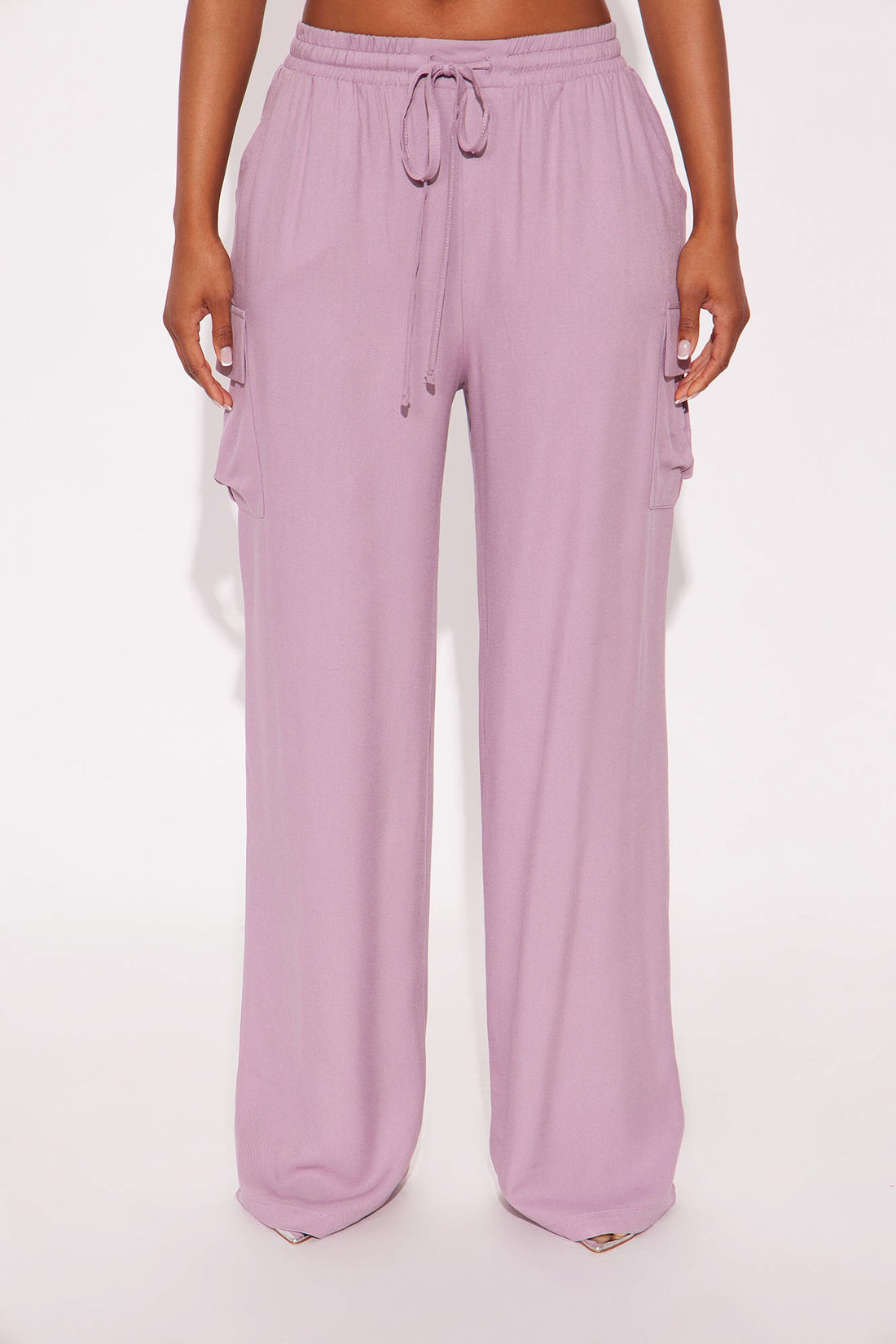 Camilla Wide Leg Cargo Pant - Orchid