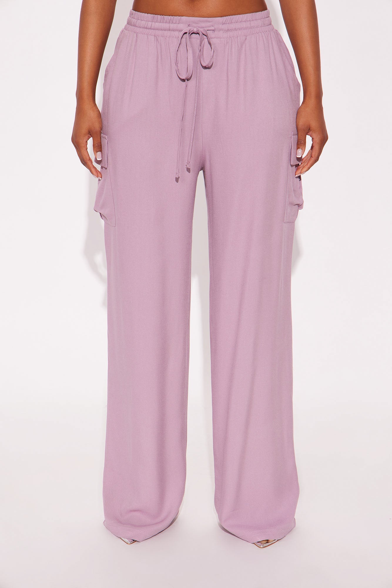 Camilla Wide Leg Cargo Pant - Orchid