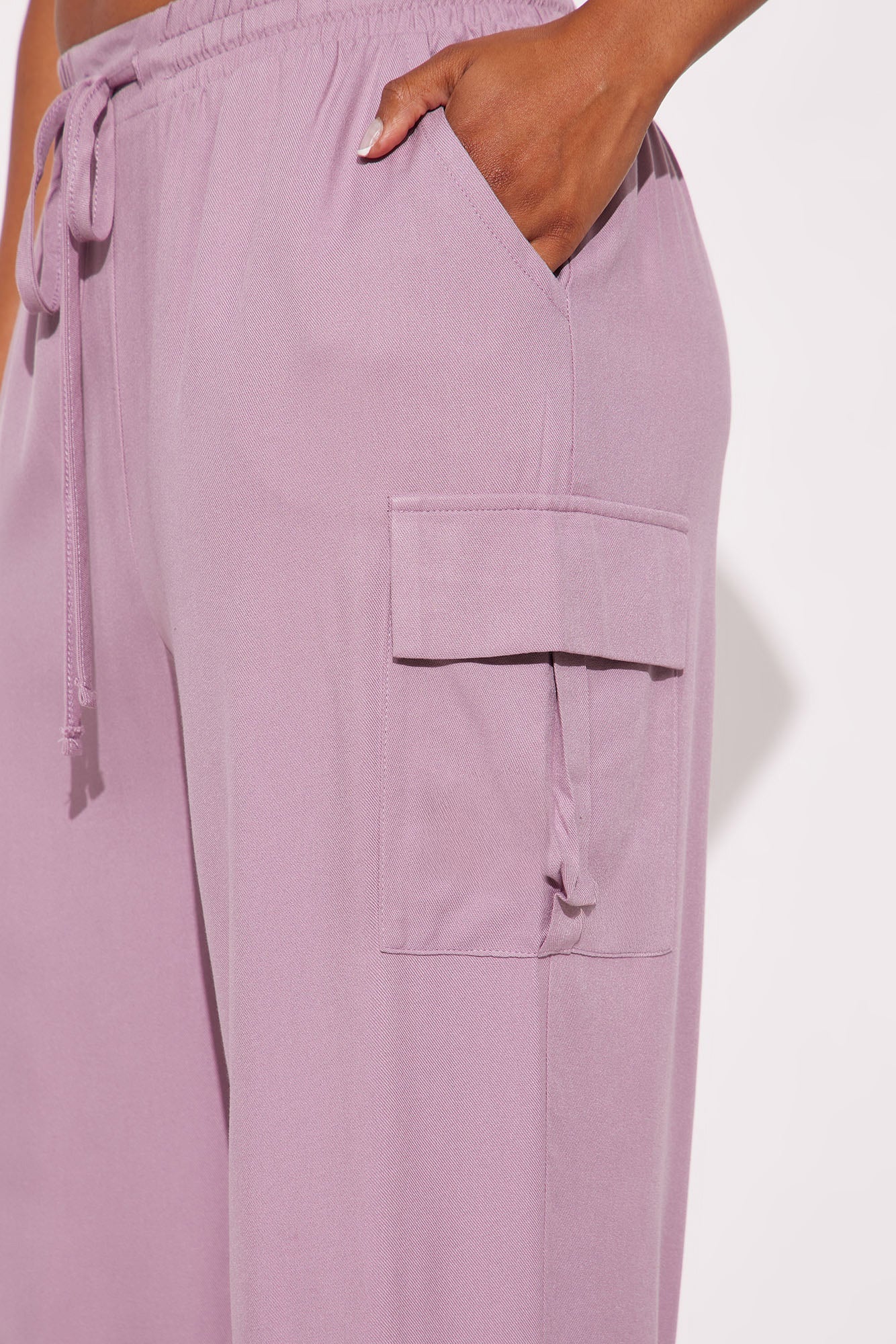 Camilla Wide Leg Cargo Pant - Orchid