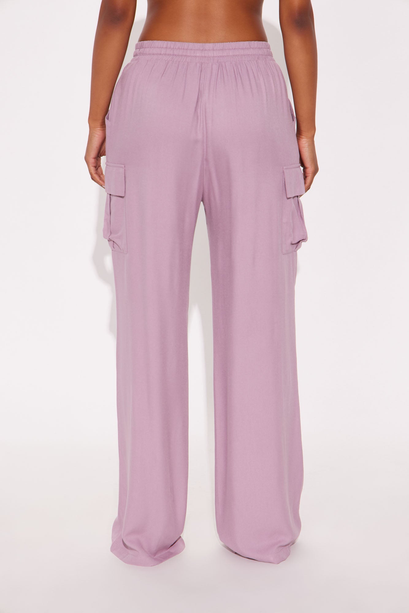 Camilla Wide Leg Cargo Pant - Orchid