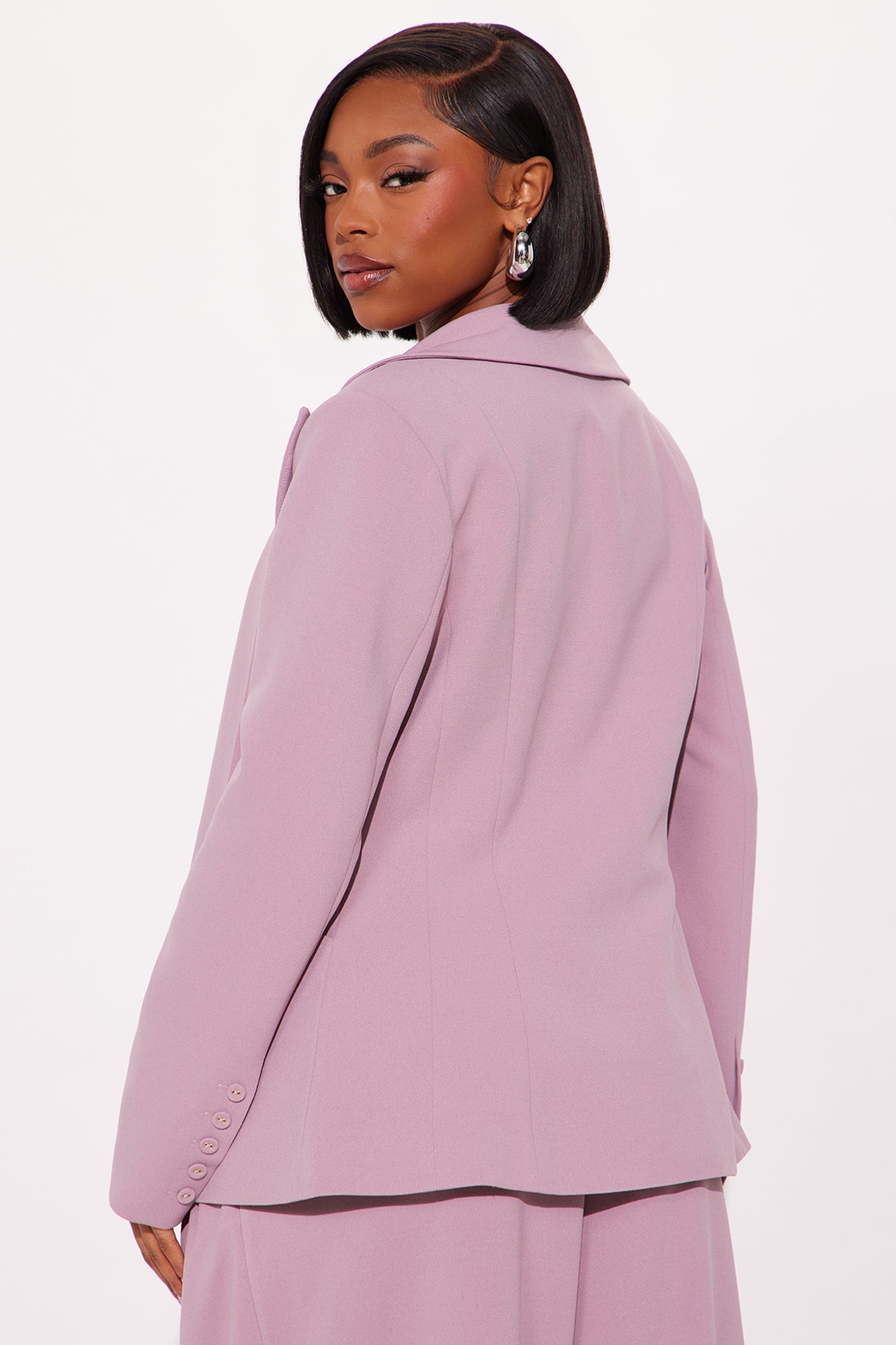 Charlie Fitted Blazer - Violet