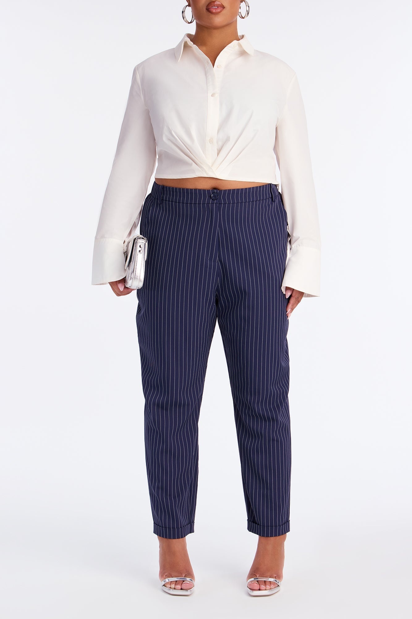 Business As Usual Pants - Navy/combo