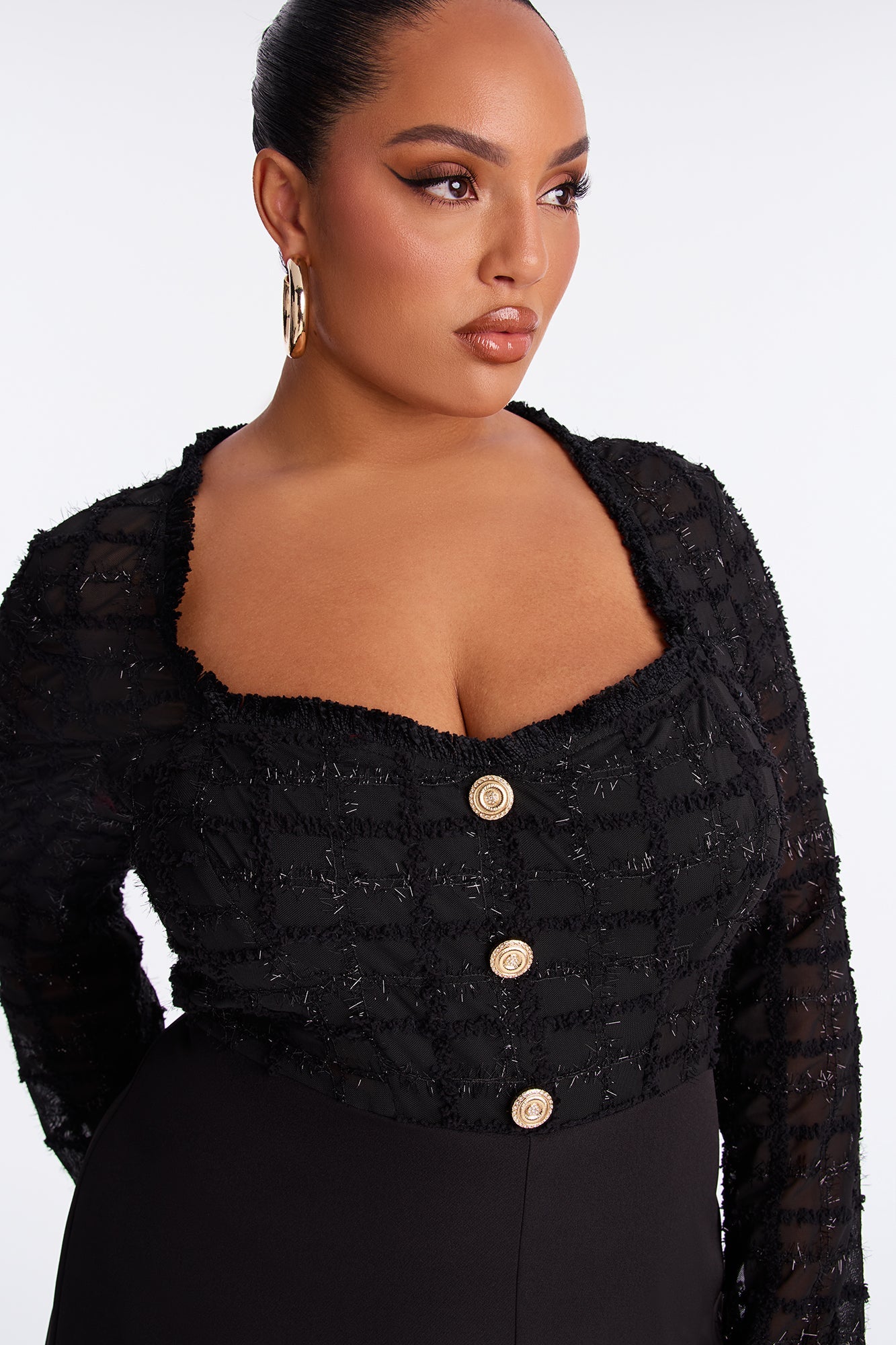 Dominant Aura Wide Leg Jumpsuit - Black