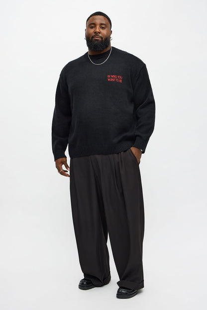 Untold Truth Sweater - Black