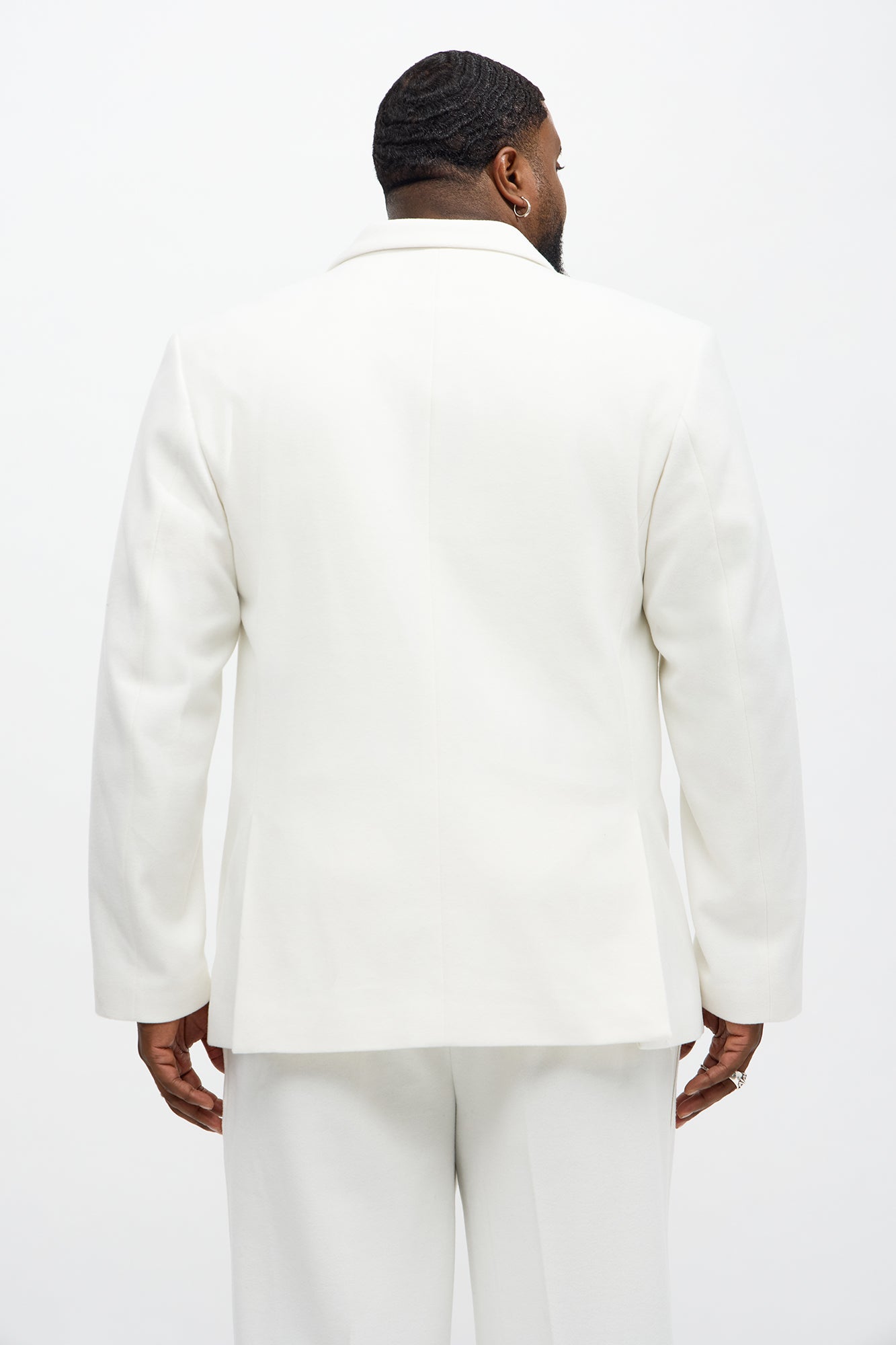 Oversized Day Drifter Double Breasted Blazer - Cream