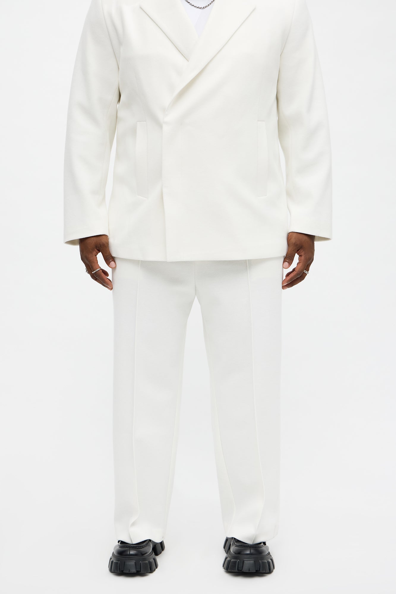 Baggy Mar Vista Stretch Tux Pant - Cream