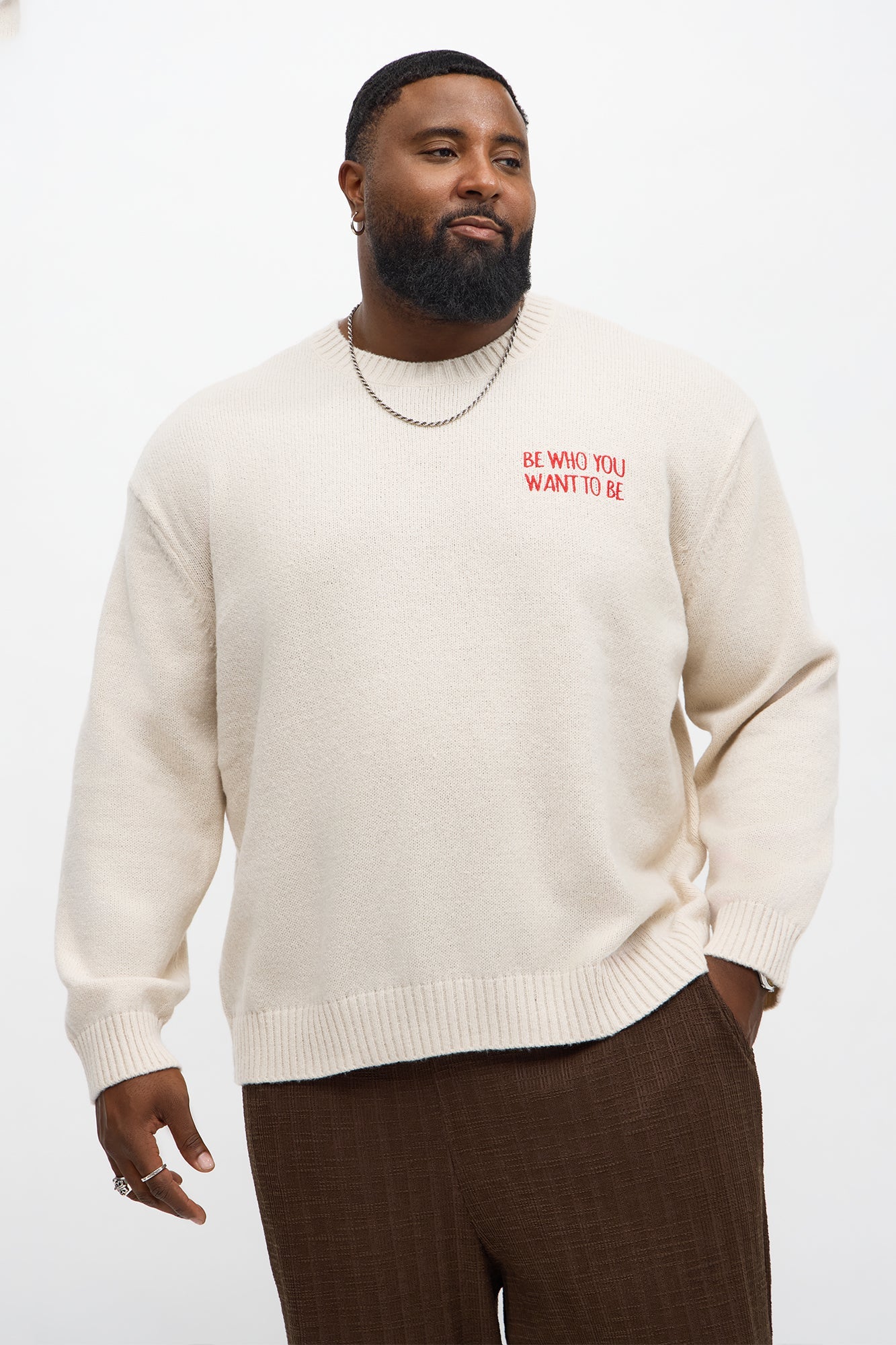 Untold Truth Sweater - Cream