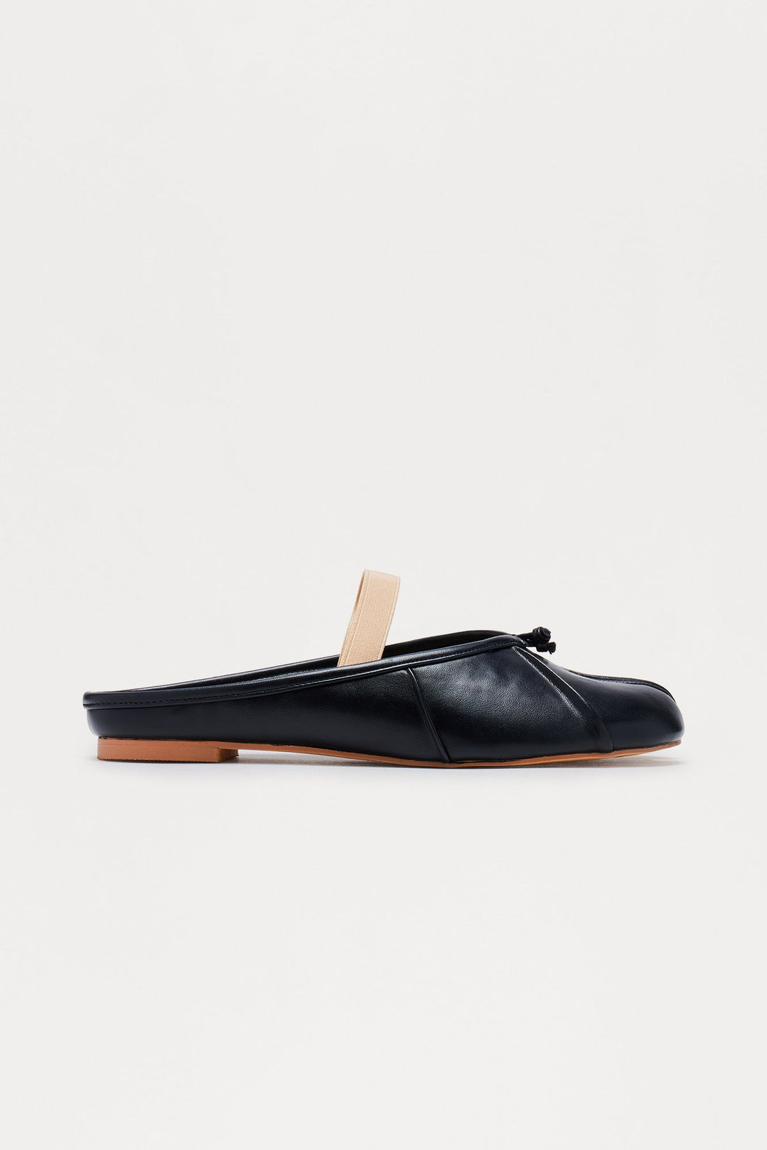 Hendry Slip On Tabi Flats - Black