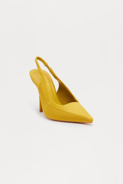 Davian Slingback Pumps - Chartreuse