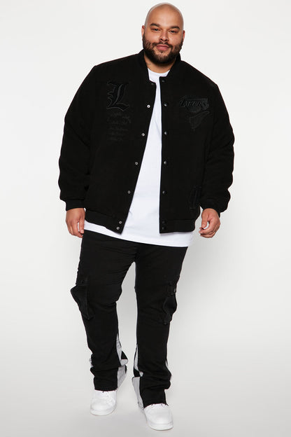 Los Angeles Lakers Varsity Jacket - Black