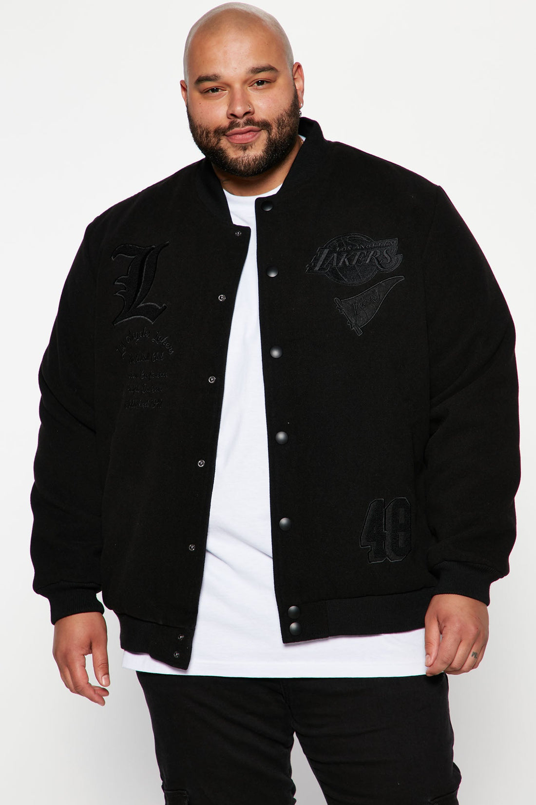 Los Angeles Lakers Varsity Jacket - Black