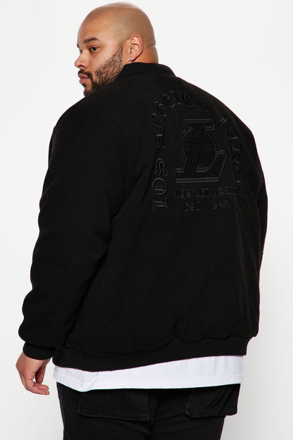 Los Angeles Lakers Varsity Jacket - Black
