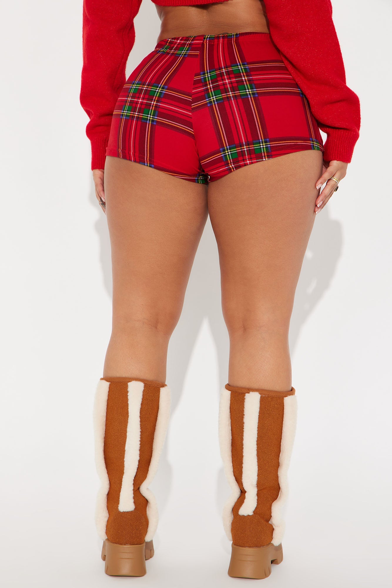 Dear Santa PJ Short - Red/combo