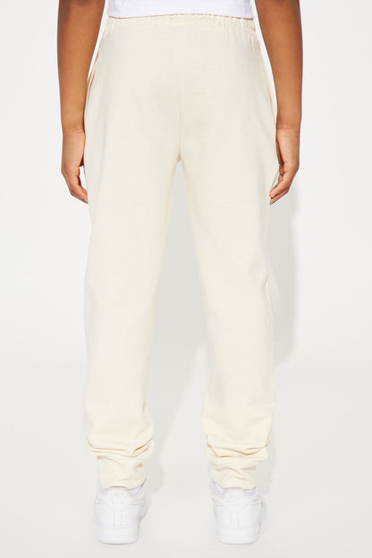 Mini Brooklyn New York Fleece Jogger Pant - Sand