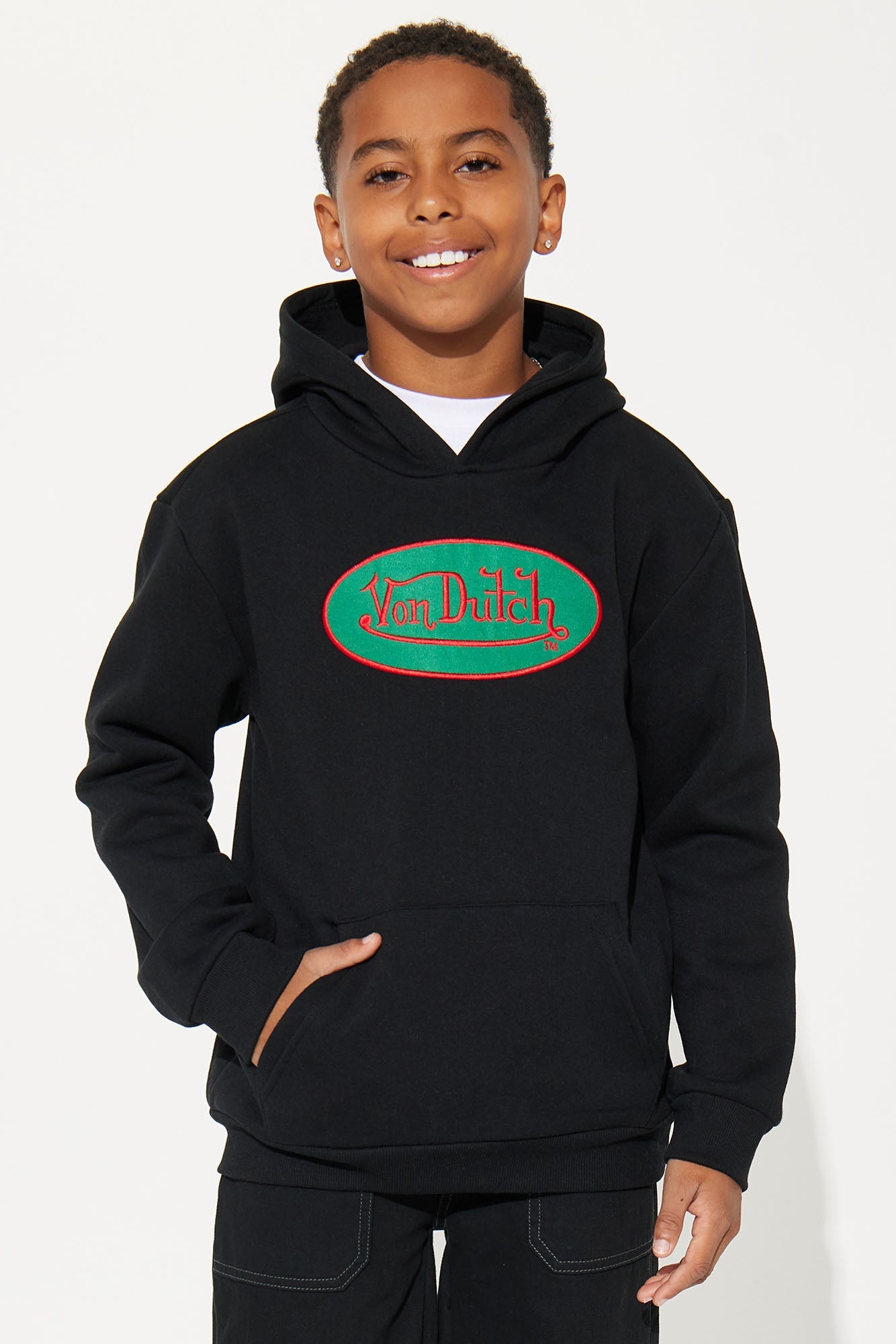 Mini Von Dutch In The Wild Hoodie - Black