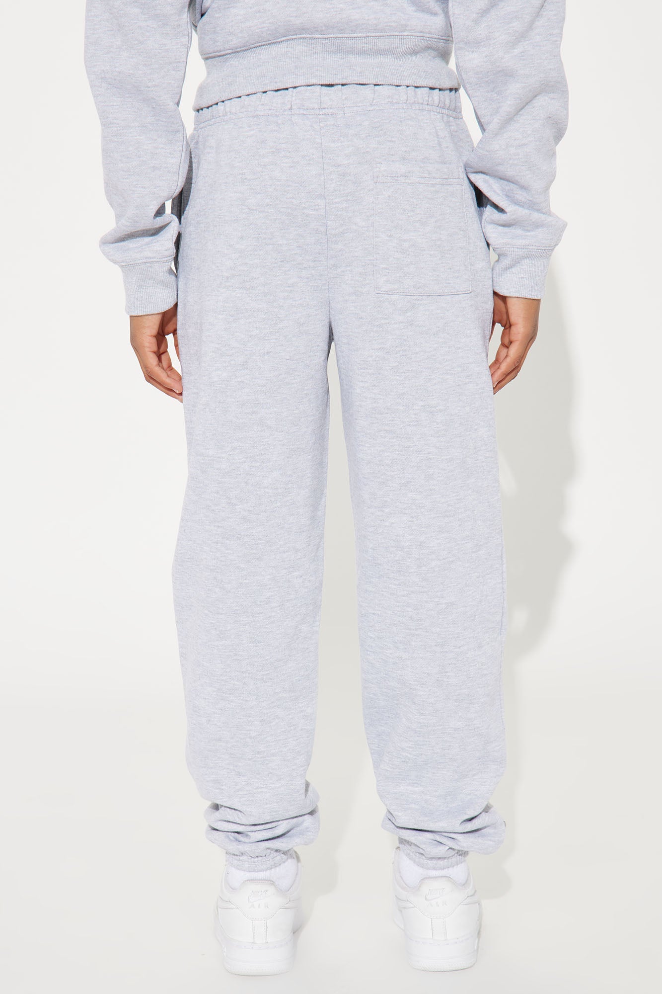 Mini Tyson Oversized Jogger - Heather Grey