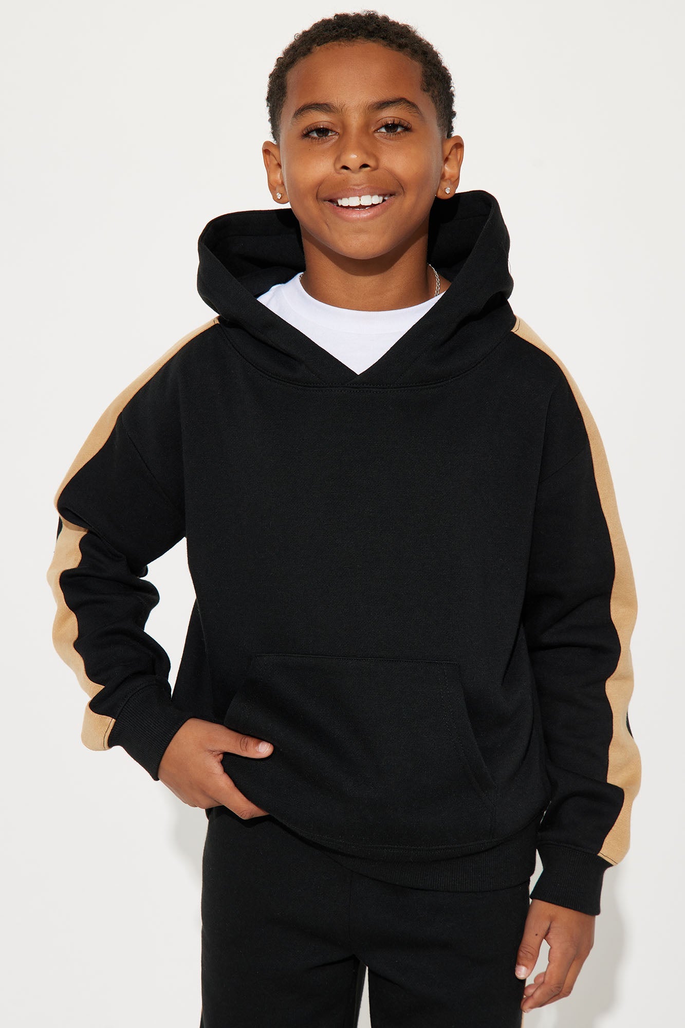Mini Tyson Oversized Hoodie - Black/combo