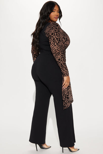 Handle Business Jumpsuit - Black/combo