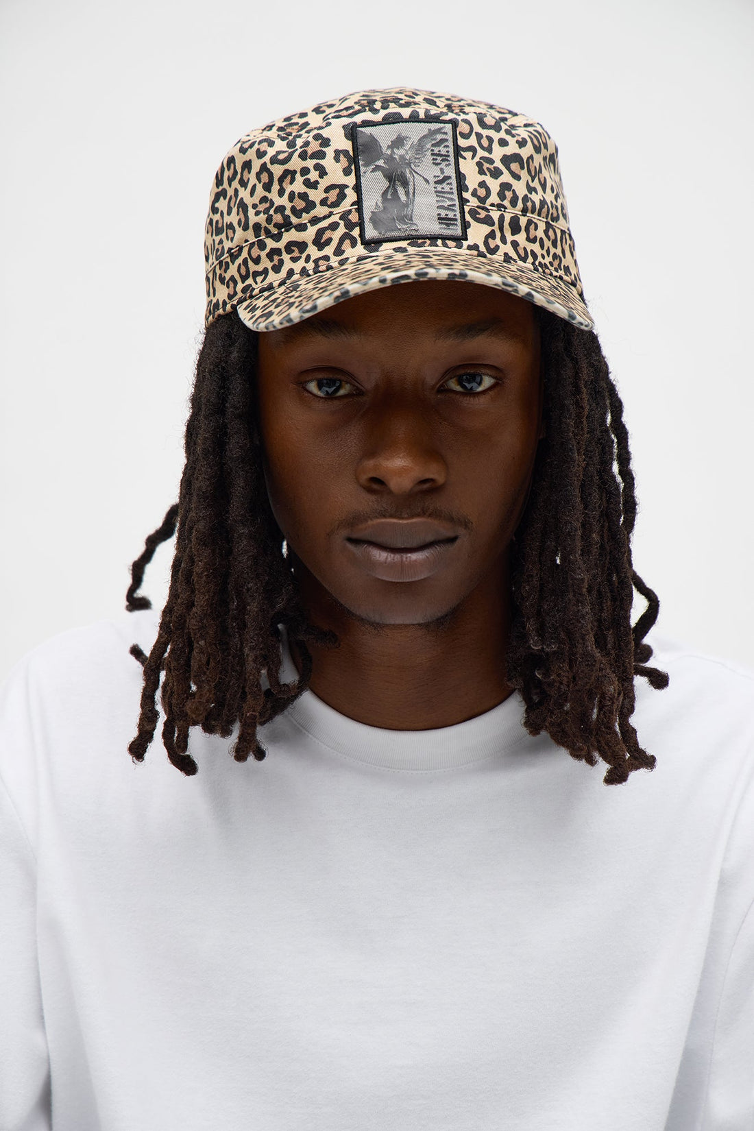Leopard print Twill Patch Cadet Hat - Multi Color