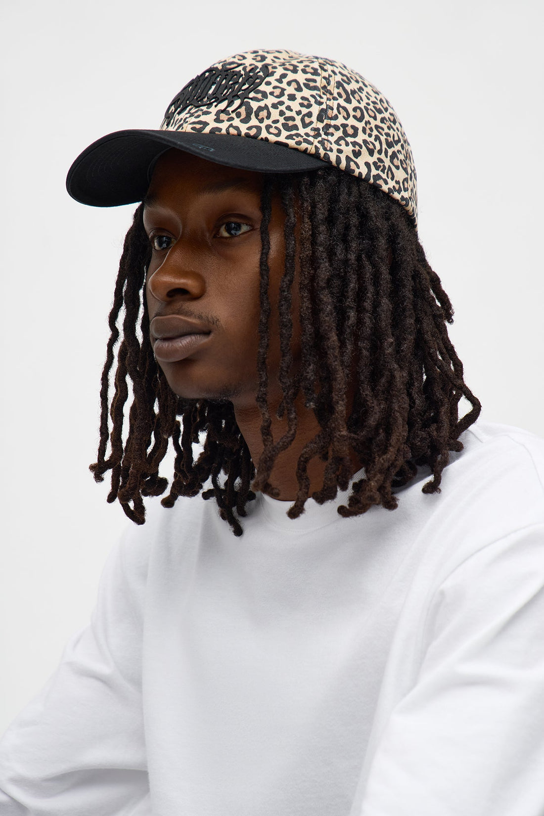 Leopard Print Graphic Baseball Hat - Multi Color