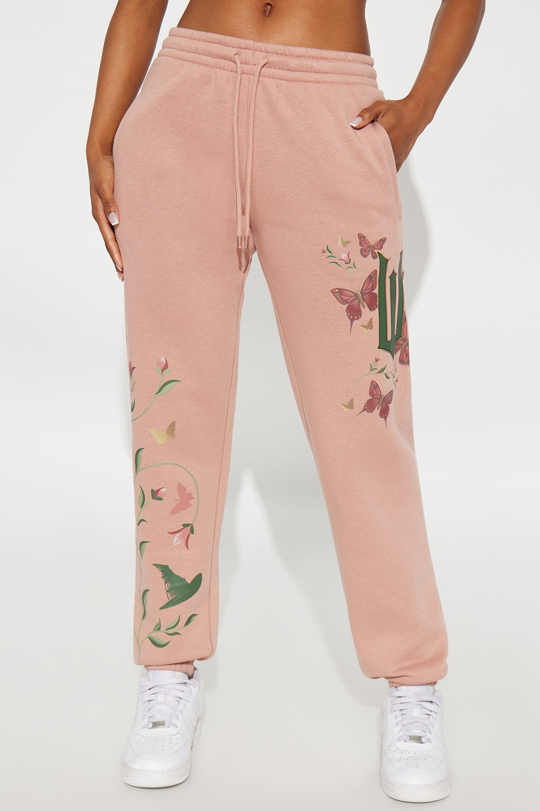 Wicked Glinda &amp; Elphaba Fleece Pants - Pink