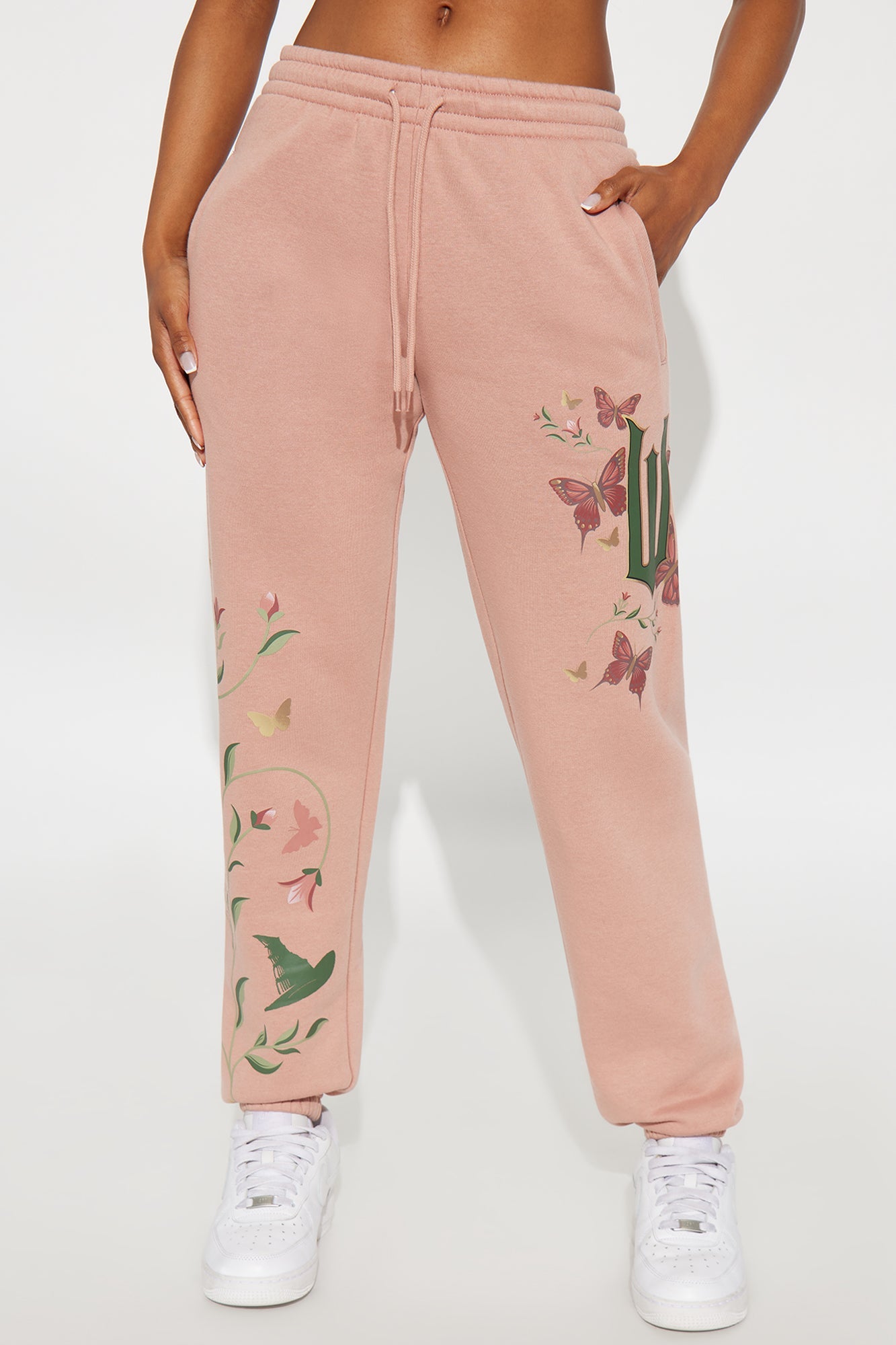 Wicked Glinda &amp; Elphaba Fleece Pants - Pink