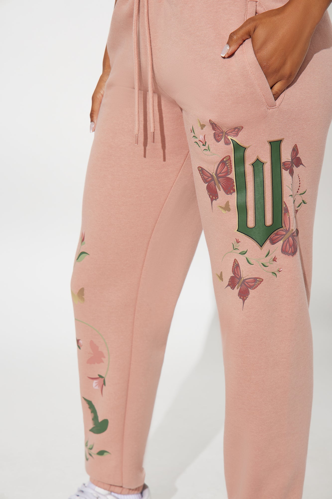 Wicked Glinda &amp; Elphaba Fleece Pants - Pink
