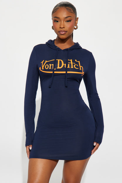 Von Dutch Classic Mini Dress - Navy