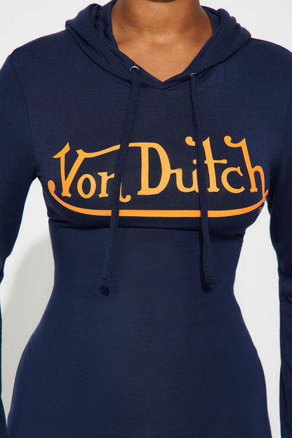 Von Dutch Classic Mini Dress - Navy