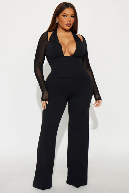 Fatal Allure Pant Set - Black