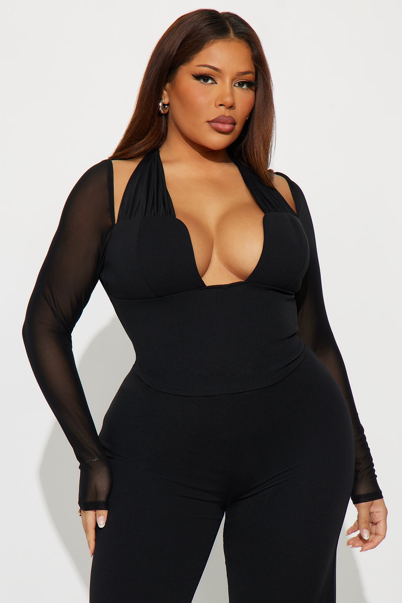 Fatal Allure Pant Set - Black