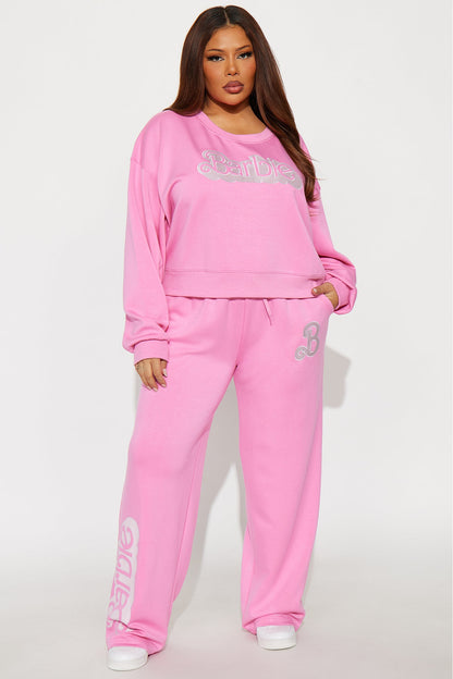 Barbie Logo Scuba Pants - Pink