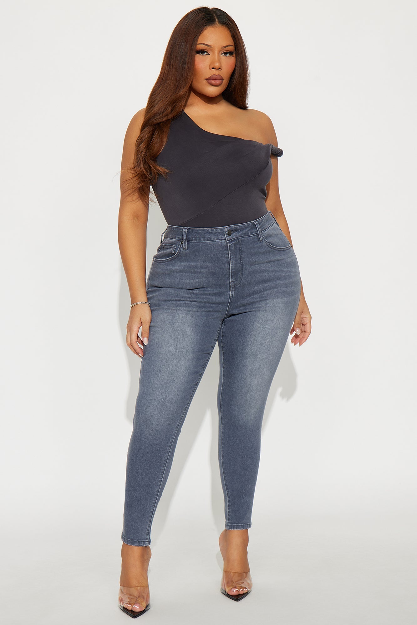Highly Motivated Skinny Jeans - Grey