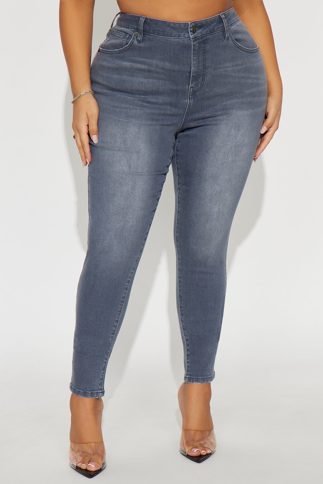 Highly Motivated Skinny Jeans - Grey